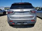 2019 Jeep Compass Trailhawk Silver vin: 3C4NJDDB4KT748133
