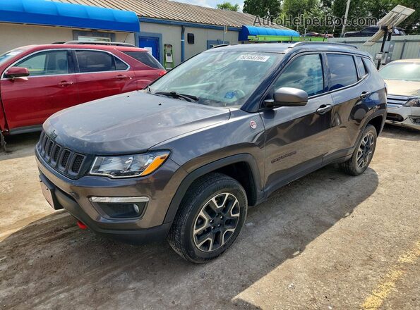 3C4NJDDB4KT790382 2019 JEEP COMPASS Угольный Передняя левая четверть