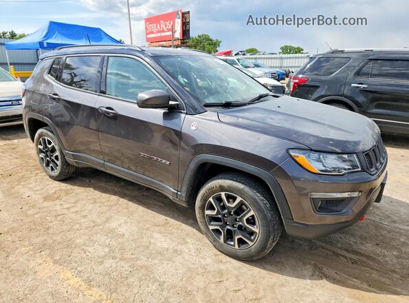 3C4NJDDB4KT790382 2019 JEEP COMPASS Угольный Передняя правая четверть