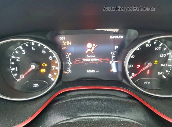 3C4NJDDB4MT589214 2021 JEEP COMPASS Серый Вид щитка приборов