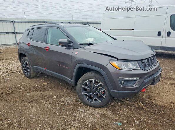3C4NJDDB4MT589214 2021 JEEP COMPASS Серый Передняя правая четверть