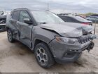 2022 Jeep Compass Trailhawk 4x4 Gray vin: 3C4NJDDB4NT106144