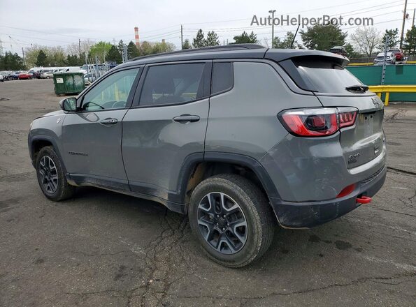 3C4NJDDB5KT703430 2019 JEEP COMPASS Серый Задняя левая четверть