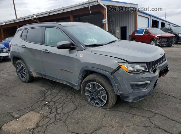 3C4NJDDB5KT703430 2019 JEEP COMPASS Серый Передняя правая четверть