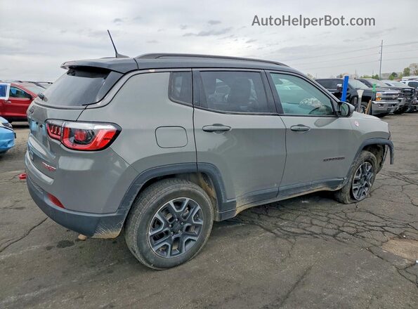 3C4NJDDB5KT703430 2019 JEEP COMPASS Серый Задняя правая четверть