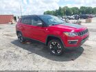 2018 Jeep Compass Trailhawk 4x4 Red vin: 3C4NJDDB6JT234735