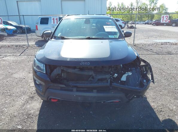 3C4NJDDB6LT163622 2020 JEEP COMPASS Black Instrument cluster view