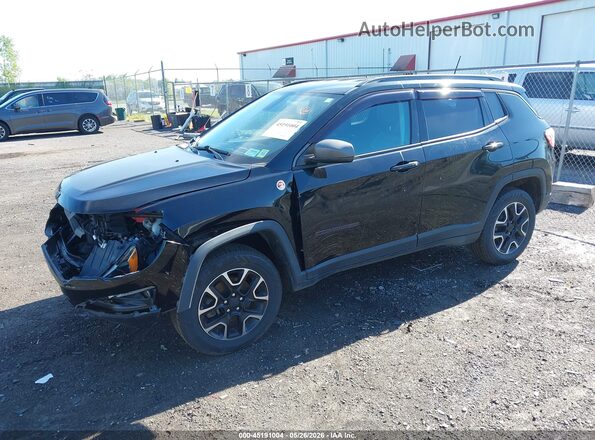 3C4NJDDB6LT163622 2020 JEEP COMPASS Black Front left