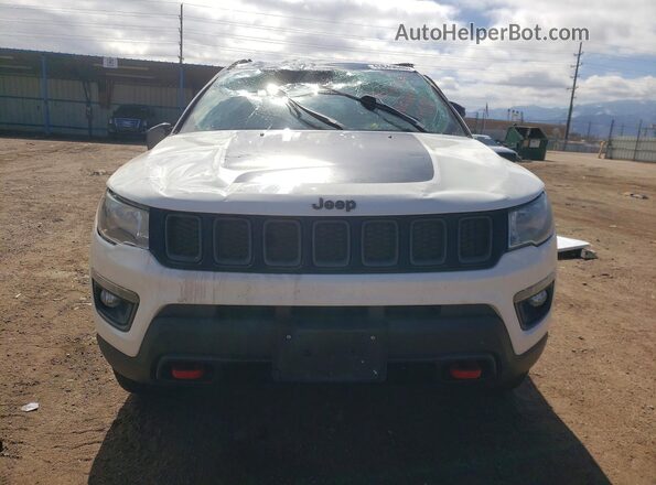 3C4NJDDB6LT221180 2020 JEEP COMPASS Белый Вид спереди