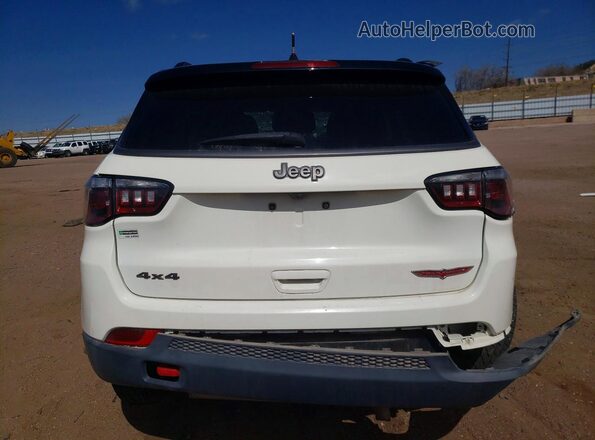 3C4NJDDB6LT221180 2020 JEEP COMPASS Белый Вид сзади