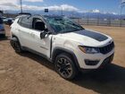 2020 Jeep Compass Trailhawk Белый vin: 3C4NJDDB6LT221180