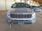 2019 Jeep Compass Trailhawk Silver vin: 3C4NJDDB7KT747963