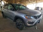 2019 Jeep Compass Trailhawk Silver vin: 3C4NJDDB7KT747963