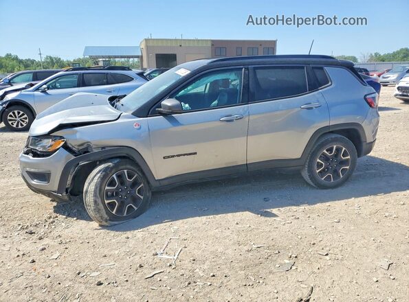 3C4NJDDB7MT583827 2021 JEEP COMPASS Серебряный Передняя левая четверть
