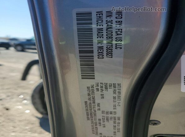 3C4NJDDB7MT583827 2021 JEEP COMPASS Серебряный Вид наклейки с VIN-кодом