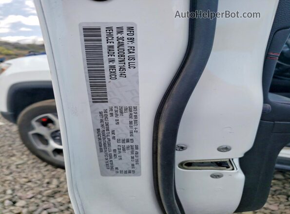 3C4NJDDB7NT145147 2022 JEEP COMPASS White Widok naklejki z numerem VIN
