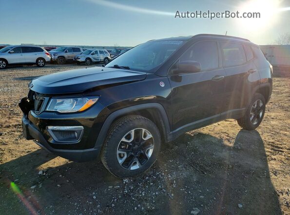 3C4NJDDB8HT640784 2017 JEEP COMPASS Black Przód lewy