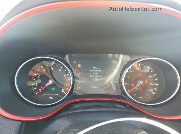 3C4NJDDB8HT689497 2017 JEEP COMPASS Charcoal Widok zestawu wskaźników