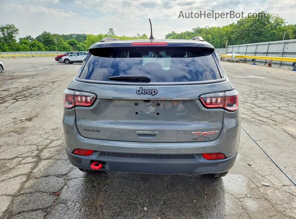 3C4NJDDB8KT690608 2019 JEEP COMPASS Серый Вид сзади