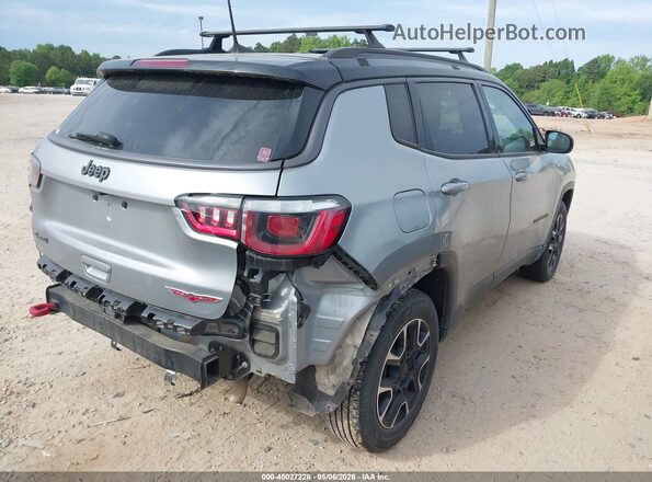 3C4NJDDB8LT184388 2020 JEEP COMPASS Серебряный Задняя правая четверть