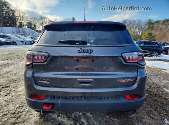3C4NJDDB8MT551307 2021 JEEP COMPASS Серый Вид сзади