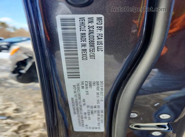 3C4NJDDB8MT551307 2021 JEEP COMPASS Серый Вид наклейки с VIN-кодом