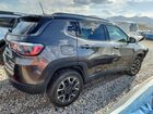 2021 Jeep Compass Trailhawk Gray vin: 3C4NJDDB8MT590866