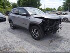 2022 Jeep Compass Trailhawk 4x4 Silver vin: 3C4NJDDB8NT110777