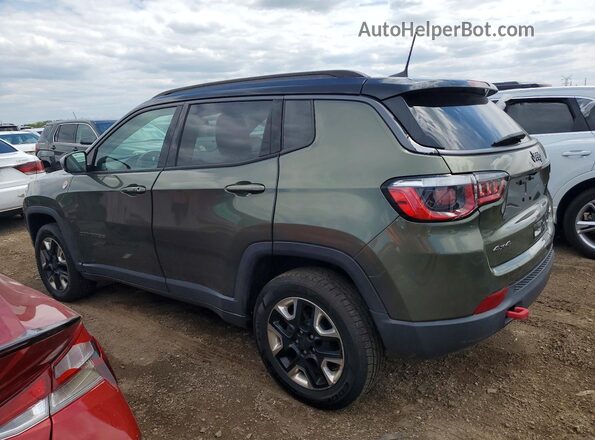3C4NJDDBXHT624750 2017 JEEP COMPASS Зеленый Задняя левая четверть