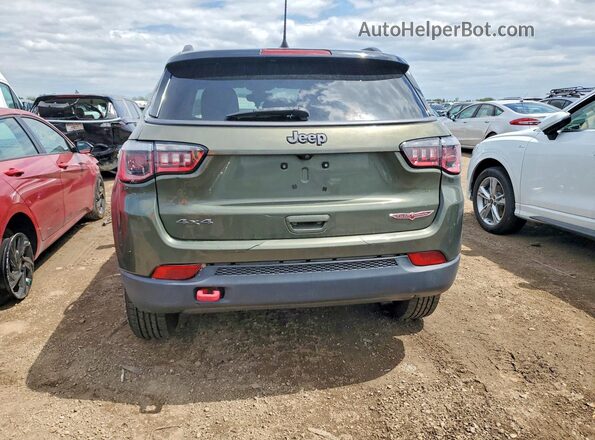 3C4NJDDBXHT624750 2017 JEEP COMPASS Зеленый Вид сзади
