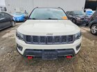 2018 Jeep Compass Trailhawk White vin: 3C4NJDDBXJT501553