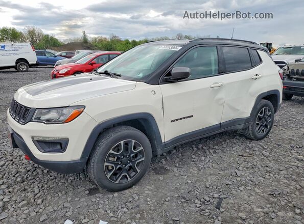 3C4NJDDBXLT177572 2020 JEEP COMPASS Белый Передняя левая четверть