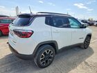 2020 Jeep Compass Trailhawk White vin: 3C4NJDDBXLT238581