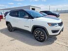 2020 Jeep Compass Trailhawk White vin: 3C4NJDDBXLT238581