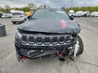2025 Jeep Compass Trailhawk Черный vin: 3C4NJDDN1ST593664 Damage: Hood, Dent(S) W/ Paint Dmg, > 12 Inches