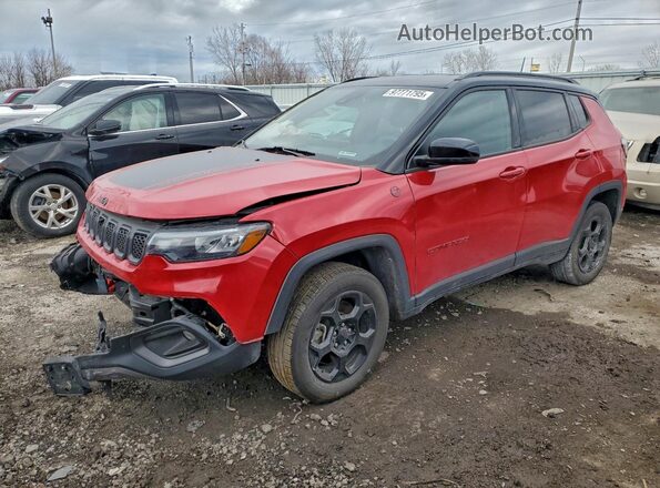 3C4NJDDN2PT565279 2023 JEEP COMPASS Red Vista tres cuartos delantera izquierda