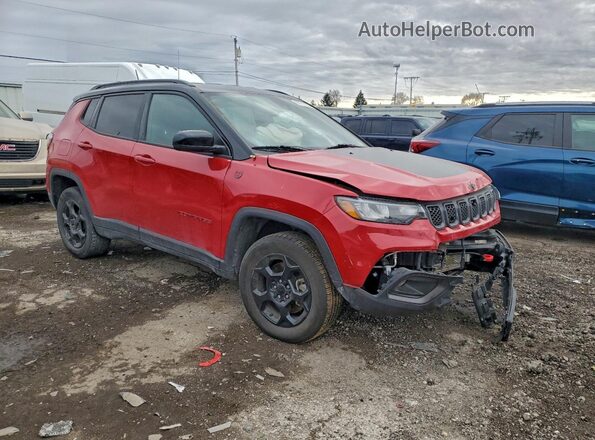 3C4NJDDN2PT565279 2023 JEEP COMPASS Red Delantero derecho