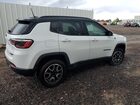 2024 Jeep Compass Trailhawk White vin: 3C4NJDDN4RT144876 Damage: Right Front Tire, Flat, Repair Required