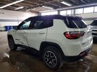 2025 Jeep Compass Trailhawk Белый vin: 3C4NJDDN4ST536861