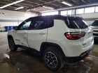 2025 Jeep Compass Trailhawk Белый vin: 3C4NJDDN4ST536861 Damage: Left Rear Door, Severe Damage, Replacement Required