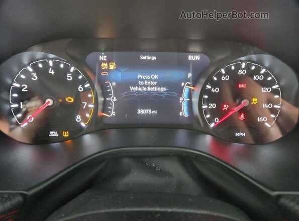 3C4NJDDN5ST581131 2025 JEEP COMPASS Красный Вид щитка приборов