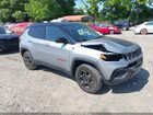 2023 Jeep Compass Trailhawk 4x4 Silver vin: 3C4NJDDN6PT522743