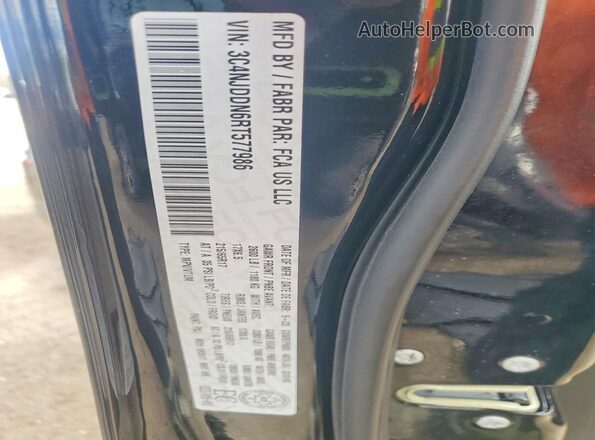 3C4NJDDN6RT577986 2024 JEEP COMPASS Black Vista de la etiqueta del VIN