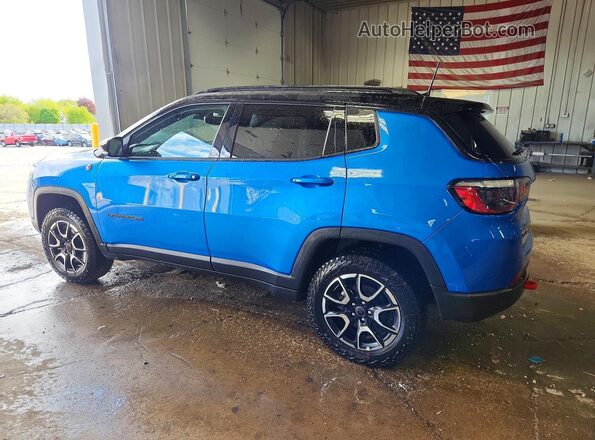 3C4NJDDN9ST556605 2025 JEEP COMPASS Синий Задняя левая четверть