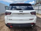 2024 Jeep Compass Trailhawk White vin: 3C4NJDDNXRT144882 Damage: Lift Gate, Chipped, 2