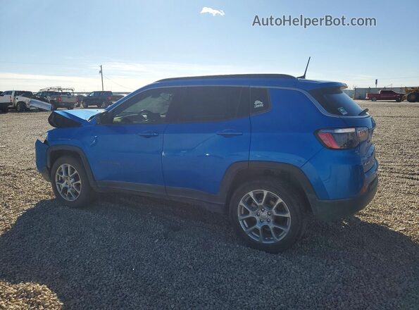 3C4NJDFB1NT112559 2022 JEEP COMPASS Blue უკანა მარცხენა