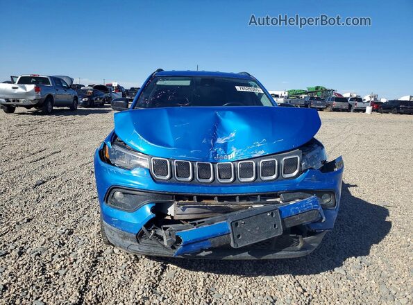 3C4NJDFB1NT112559 2022 JEEP COMPASS Blue წინა ხედი