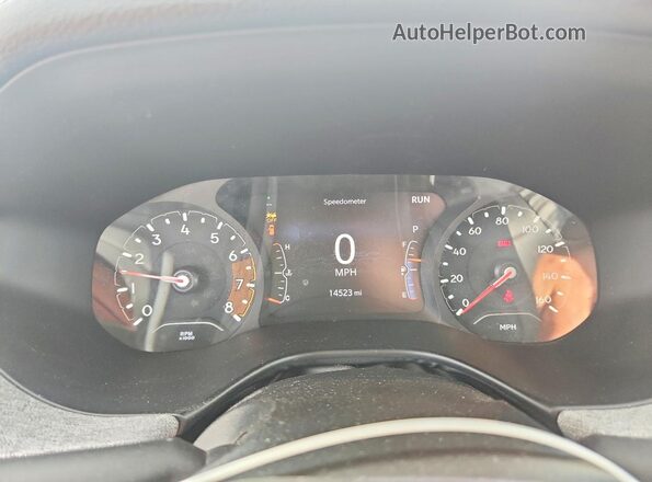 3C4NJDFB4NT211537 2022 JEEP COMPASS Gray Widok zestawu wskaźników
