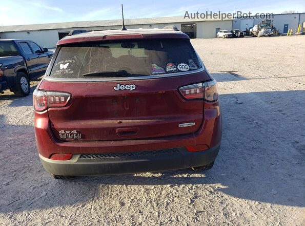 3C4NJDFB7NT195897 2022 JEEP COMPASS Красный Вид сзади