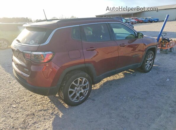 3C4NJDFB7NT195897 2022 JEEP COMPASS Красный Задняя правая четверть
